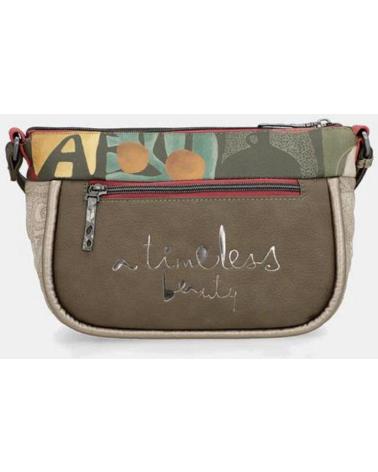ANEKKE BOLSO DE HOMBRO ANEKKE TAUPE CON DISEÑO ARTÍSTICO TAUPE