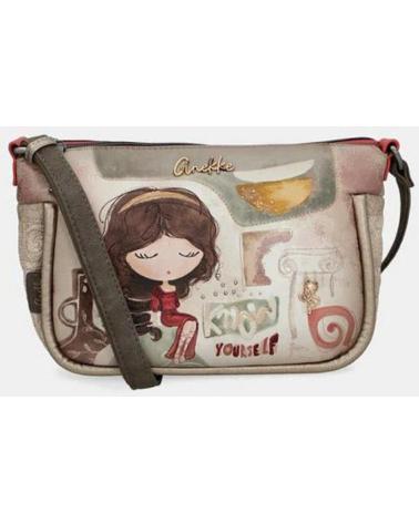 ANEKKE BOLSO DE HOMBRO ANEKKE TAUPE CON DISEÑO ARTÍSTICO TAUPE