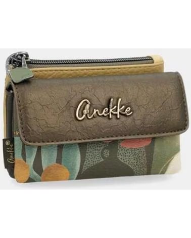 ANEKKE PORTEFEUILLE FEMME ANEKKE VERT AVEC IMPRIMÉ FLORAL VERDE