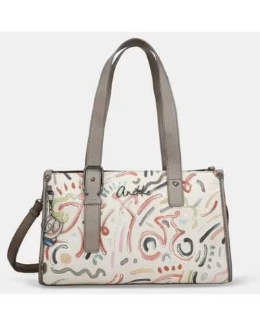 ANEKKE ANEKKE MEHRFARBIGE HANDTASCHE MIT SKIZZEN-PRINT MULTICOLOR