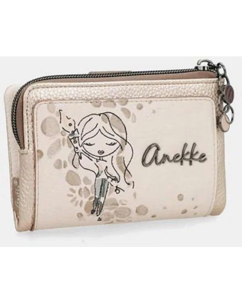 ANEKKE PORTEFEUILLE FEMME ANEKKE BEIGE DESIGN EXCLUSIF BEIGE