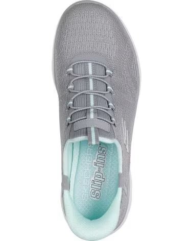 SKECHERS SKECHERS DAMENSCHUHE 150284 FREIZEITSCHUHE GRAU GRIS