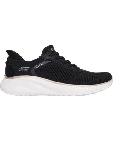SKECHERS SKECHERS DAMEN FREIZEITSCHUHE SLIP-INS SCHWARZ WEISS 117497 NEGRO Y BLANCO
