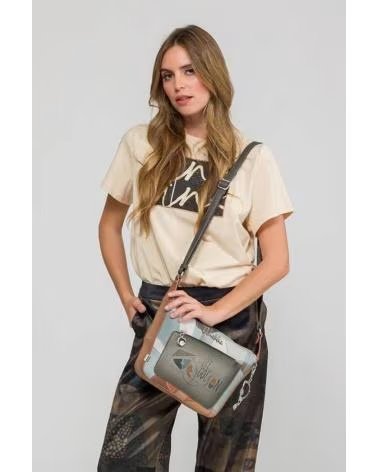 ANEKKE BOLSA DE OMBRO ANEKKE 42813-553 CINZA GRIS