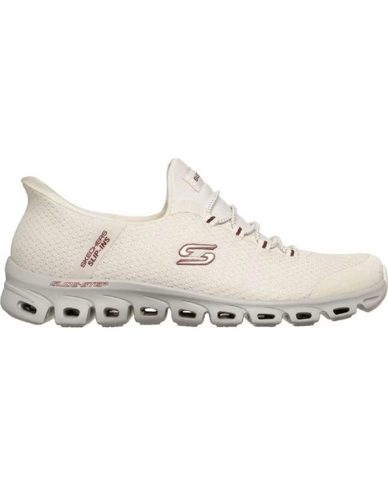 SKECHERS SCARPE SKECHERS DONNA SLIP-INS CASUAL PANNA CREMA