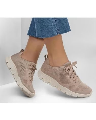 SKECHERS SCARPE CASUAL SKECHERS DONNA 117700 TORTORA TAUPE
