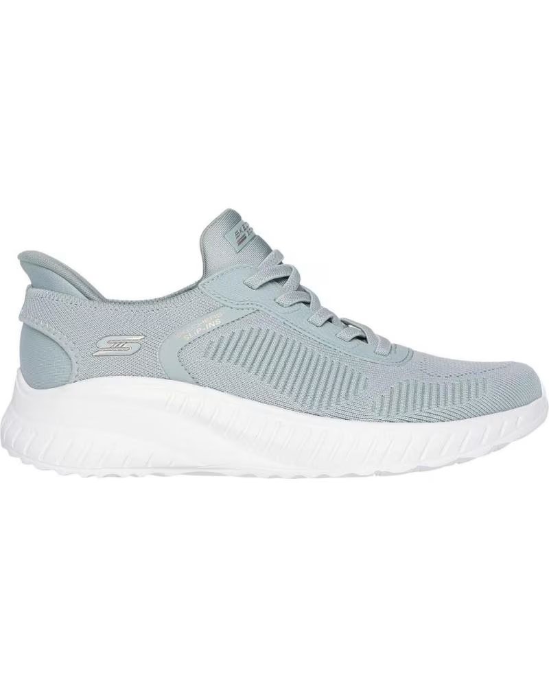 SKECHERS BASKETS SKECHERS FEMME CASUAL SLIP-INS VERT CLAIR 117497 VERDE CLARO