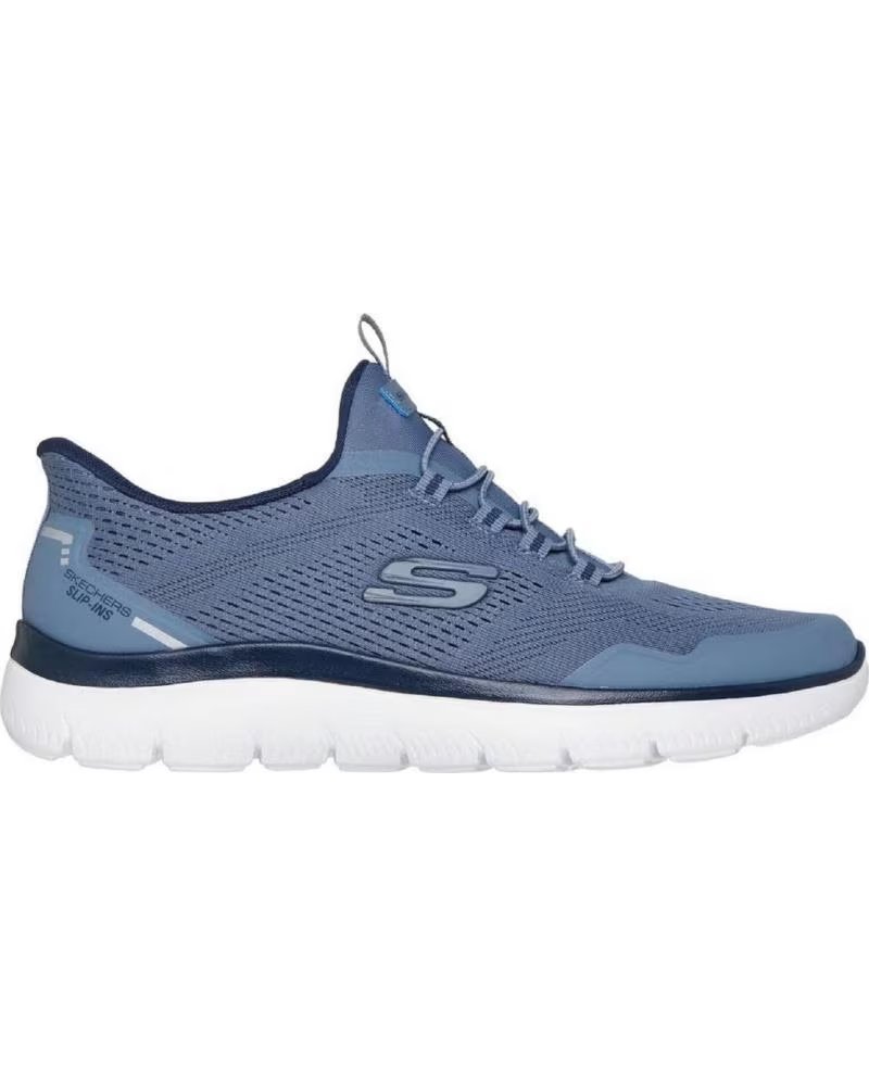 SKECHERS SKECHERS 233045 UOMO SCARPE CASUAL SLIP-INS BLU AZUL