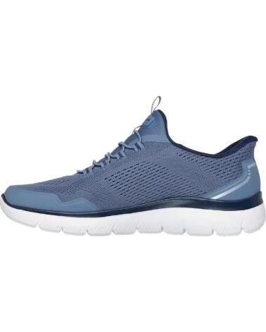 SKECHERS SKECHERS 233045 UOMO SCARPE CASUAL SLIP-INS BLU AZUL