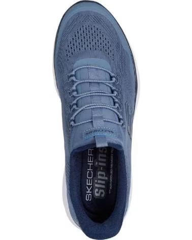 SKECHERS SKECHERS 233045 UOMO SCARPE CASUAL SLIP-INS BLU AZUL