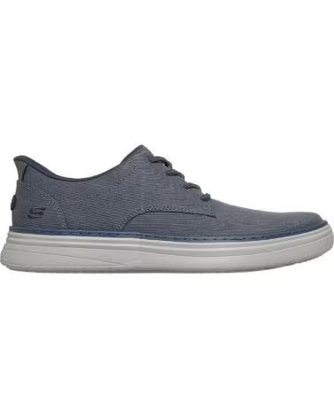 SKECHERS SCARPE CASUAL SKECHERS 205701 UOMO BLU NAVY AZUL MARINO