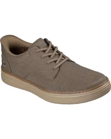 SKECHERS SCARPE SKECHERS UOMO SLIP-INS CASUAL TAUPE TAUPE