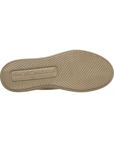 SKECHERS SCARPE SKECHERS UOMO SLIP-INS CASUAL TAUPE TAUPE