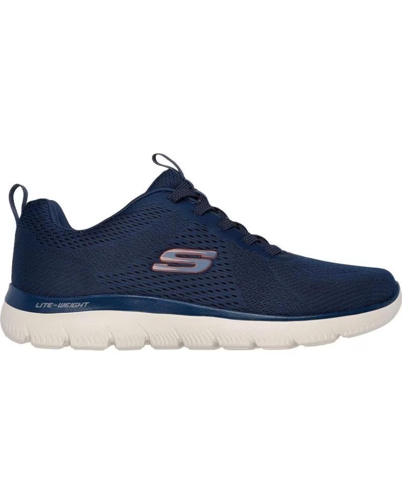 SKECHERS BASKETS DÉCONTRACTÉES SKECHERS 232963 POUR HOMME, BLEU, STYLE À ENFILER AZUL