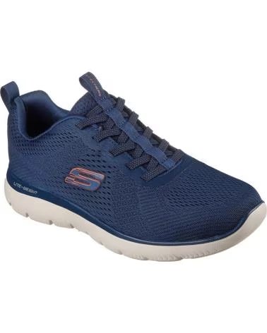 SKECHERS BASKETS DÉCONTRACTÉES SKECHERS 232963 POUR HOMME, BLEU, STYLE À ENFILER AZUL