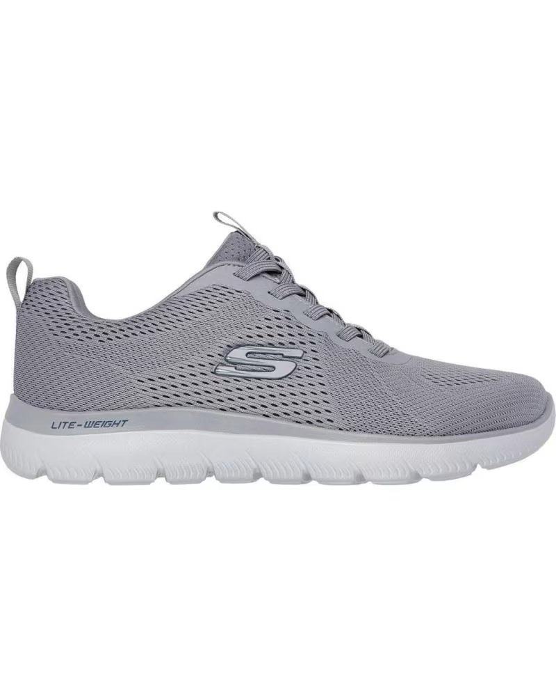 SKECHERS SKECHERS 232963 HERREN FREIZEITSCHUHE SLIP ON GRAU GRIS