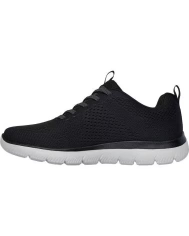 SKECHERS SCARPE SKECHERS 232963 UOMO CASUAL SLIP ON NERE NEGRO