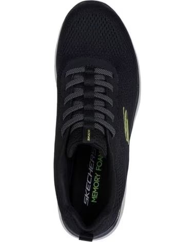SKECHERS SCARPE SKECHERS 232963 UOMO CASUAL SLIP ON NERE NEGRO