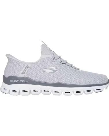 SKECHERS ZAPATILLAS CASUAL SKECHERS 233010 PARA HOMBRE, AZUL MARINO Y GRIS GRIS