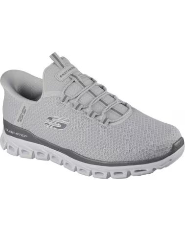 SKECHERS SKECHERS 233010 MEN´S CASUAL SNEAKERS, NAVY BLUE AND GREY GRIS