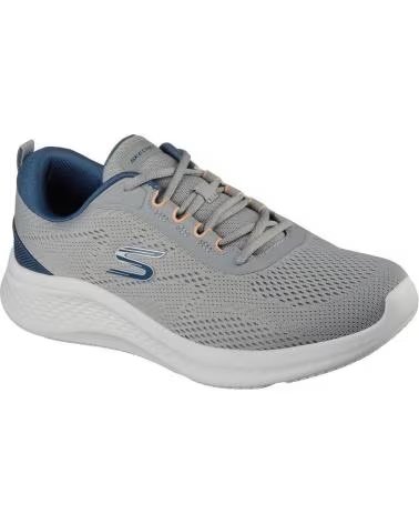 SKECHERS SCARPE SKECHERS CASUAL UOMO 233184 GRIGIO GRIS