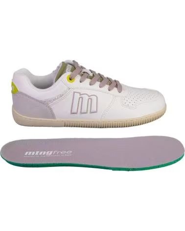 MTNG BASKETS MUSTANG CASUAL FEMME BLANC ET VERT BLANCO Y VERDE