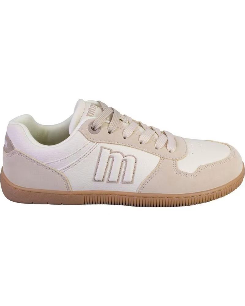 MTNG TÊNIS CASUAIS MUSTANG 60840-26 FEMININOS, COR CREME CREMA
