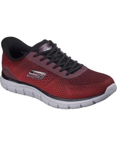 SKECHERS SKECHERS 233038 SCARPE UOMO CASUAL SLIP-INS ROSSE ROJO