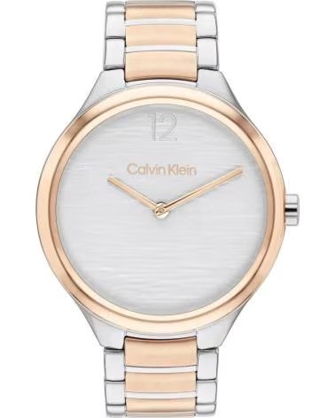 CALVIN KLEIN RELOJ CALVIN KLEIN 25100049 PARA MUJER, BICOLOR ROSADO ROSA