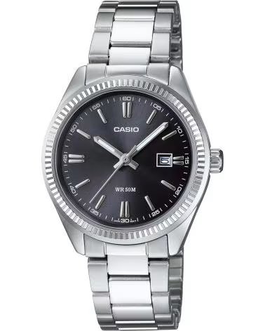CASIO OROLOGIO CASIO LTP-1302PD-1A1VE DA UOMO, ACCIAIO INOSSIDABILE, GRIGIO GRIS