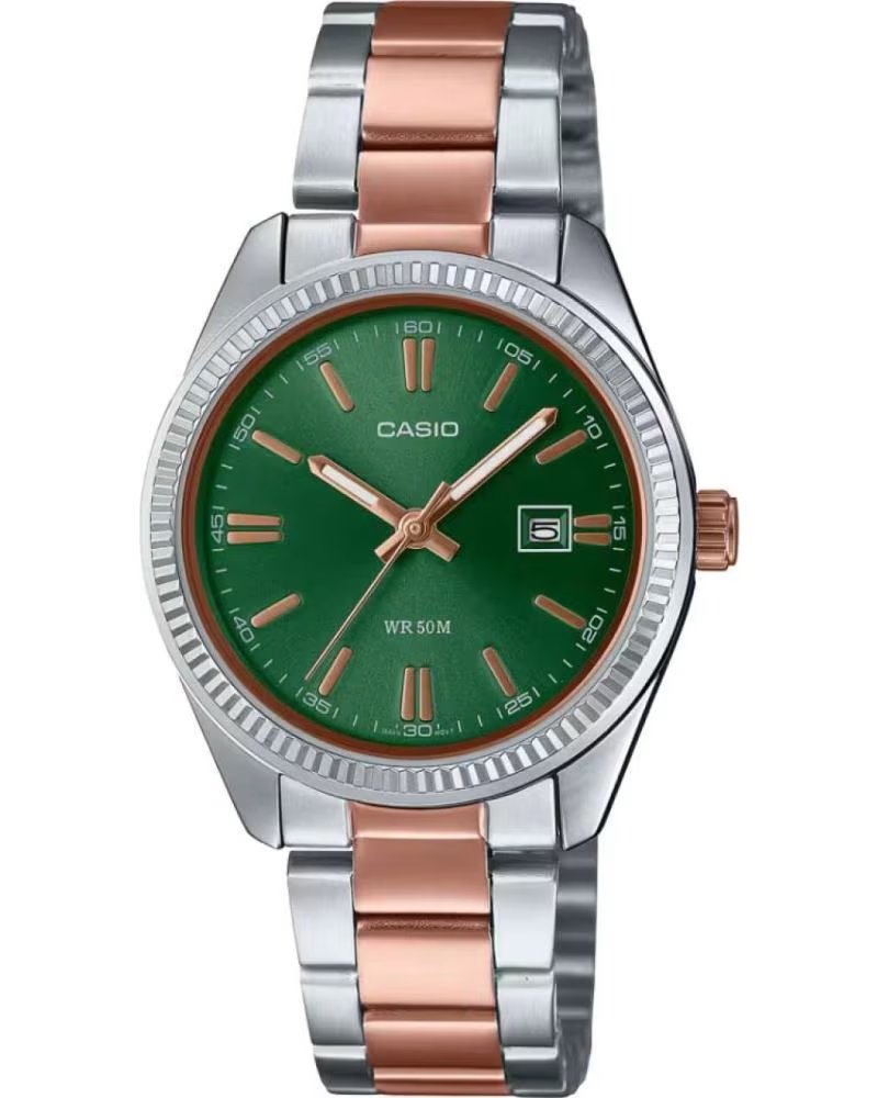 CASIO RELÓGIO CASIO LTP-1302PRG-3AVE MULTICOLORIDO DESIGN ELEGANTE MULTICOLOR