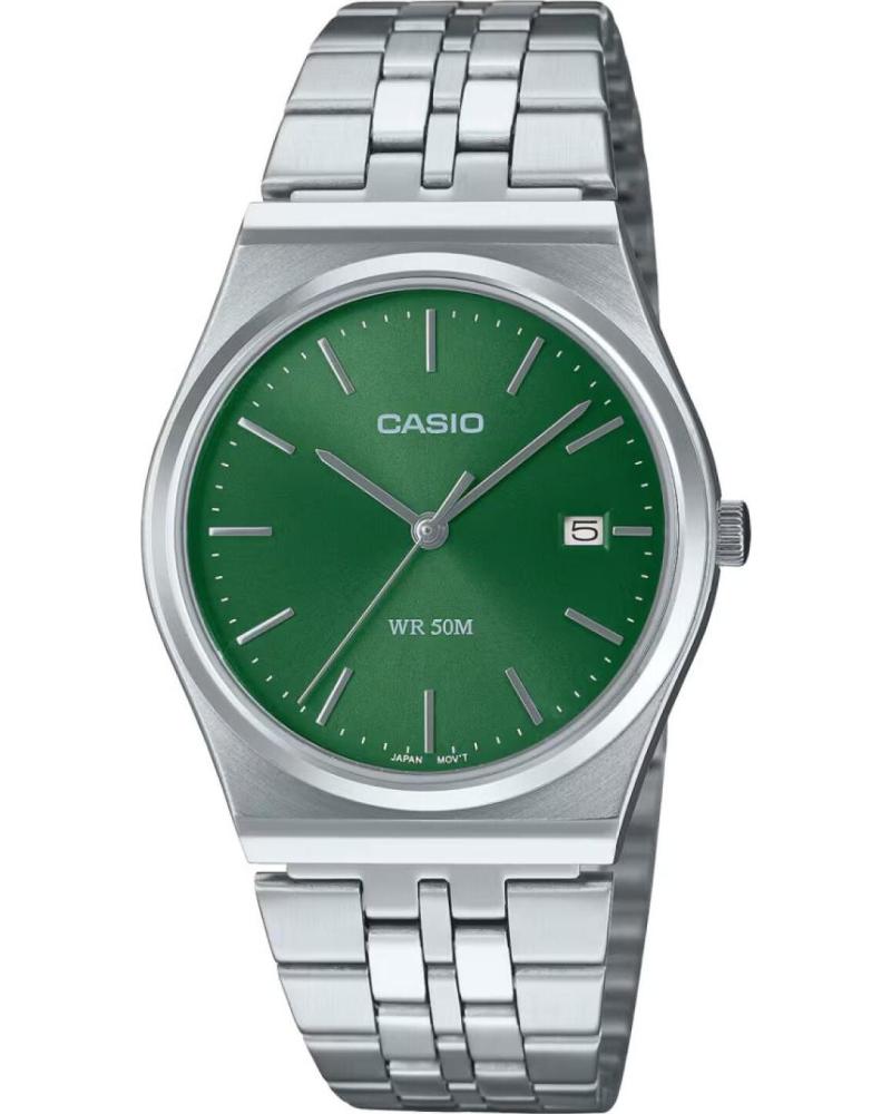 CASIO RELOJ CASIO MTP-B145D-3AVEF DE ACERO INOXIDABLE VERDE GRIS