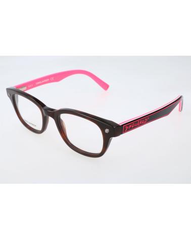 DSQUARED2 GAFAS OFTÁLMICAS DSQUARED2 DQ5098 RECTANGULARES MARRÓN Y ROSA
