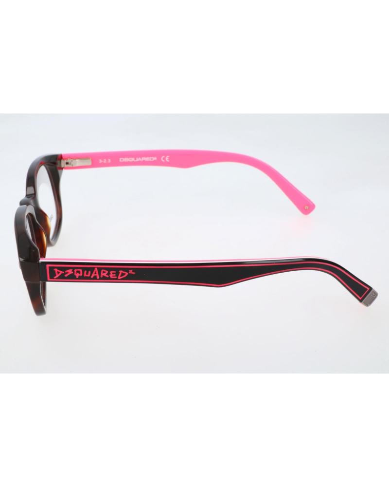 DSQUARED2 GAFAS OFTÁLMICAS DSQUARED2 DQ5098 RECTANGULARES MARRÓN Y ROSA