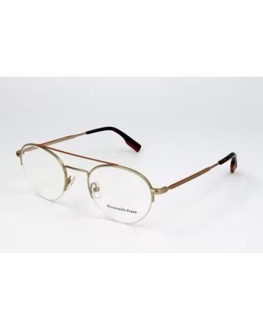 ERMENEGILDO ZEGNA LUNETTES ERMENEGILDO ZEGNA EZ5131 MONTURE MÉTALLIQUE DORÉE