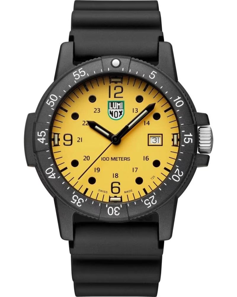 LUMINOX RELÓGIO LUMINOX X2 2005 PRETO MOSTRADOR AMARELO NEGRO