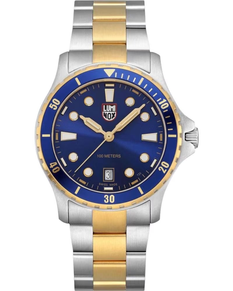 LUMINOX LUMINOX XS 0944 CHRONOGRAPH EDELSTAHL UND GOLD BLAU UHR MULTICOLOR