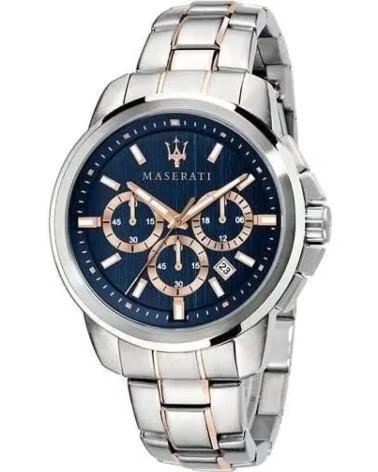 MASERATI OROLOGIO MASERATI CRONOGRAFO BLU ACCIAIO INOSSIDABILE UOMO R8871621008 NEGRO