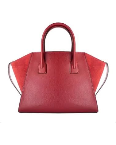 MICHAEL KORS BOLSA MICHAEL KORS SUTTON VERMELHA DE COURO E CAMURÇA