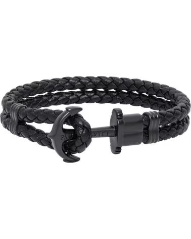 PAUL HEWITT PULSERA PAUL HEWITT SAILOR ANCHOR NEGRA UNISEX PH-L-B-B-M