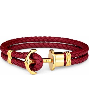 PAUL HEWITT PULSERA PAUL HEWITT SAILOR LINE PH-L-G-DB CON CIERRE DE ANCLA DORADO