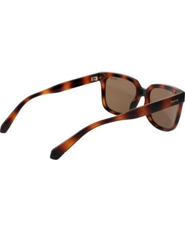 POLAROID ÓCULOS DE SOL POLAROID PLD-6191-S UNISSEX, ARMAÇÃO TARTARUGA, LENTES MARRONS