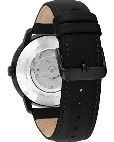 TOMMY HILFIGER MONTRE TOMMY HILFIGER 1710659 NOIR SQUELETTE AUTOMATIQUE POUR HOMME NEGRO