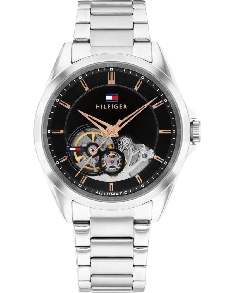 TOMMY HILFIGER TOMMY HILFIGER 1710718 AUTOMATIK-UHR EDELSTAHL GRAU GRIS