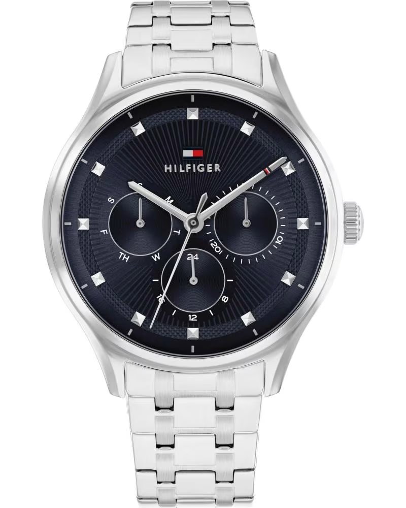 TOMMY HILFIGER MONTRE TOMMY HILFIGER ACIER INOXYDABLE GRIS MULTIFONCTION POUR HOMME GRIS
