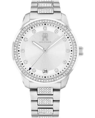 TOMMY HILFIGER MONTRE TOMMY HILFIGER 1782757 POUR FEMME, ACIER INOXYDABLE ARGENTÉ GRIS