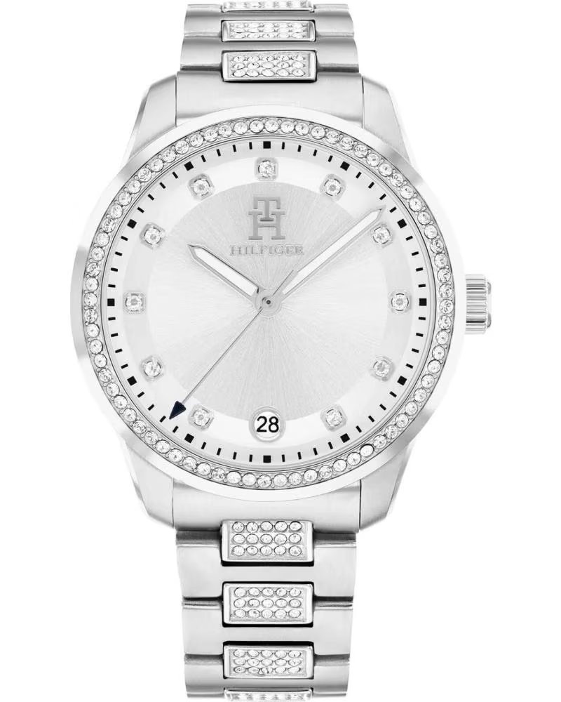 TOMMY HILFIGER MONTRE TOMMY HILFIGER 1782757 POUR FEMME, ACIER INOXYDABLE ARGENTÉ GRIS