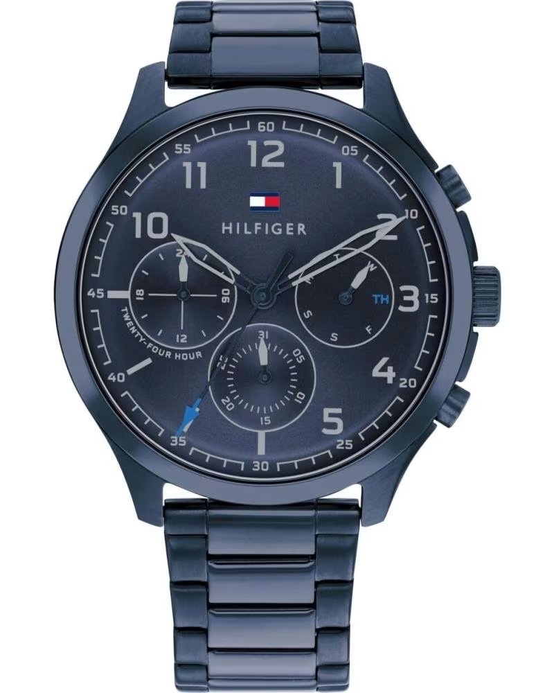TOMMY HILFIGER TOMMY HILFIGER CHRONOGRAPH UHR DUNKELBLAU EDELSTAHL HERREN 1791853 AZUL