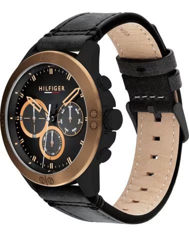 TOMMY HILFIGER TOMMY HILFIGER CHRONOGRAPH HERRENUHR SCHWARZ NEGRO