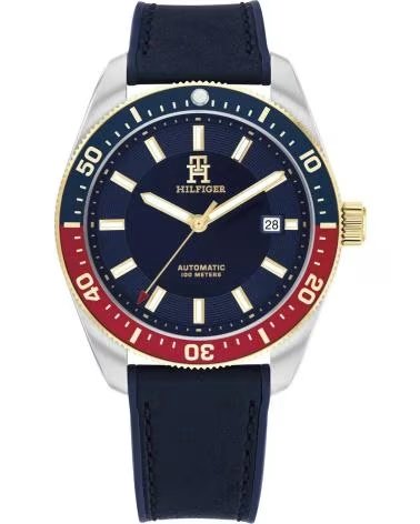 TOMMY HILFIGER TOMMY HILFIGER UHR 1792141 BLAU STAHL UND GOLD AUTOMATIK AZUL